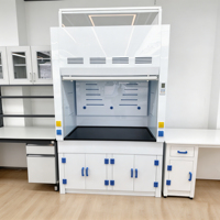 Hotte de laboratoire à conduit en PP avec plan de travail en résine phénolique, 1200 mm, pour laboratoire résistant aux produits chimiques, personnalisable ODM