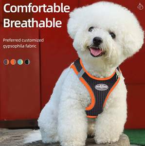 Harness Hewan Peliharaan YG-879 Berbahan Jaring Bernapas & Lapisan Bulu Halus untuk Kenyamanan Saat Jalan-Jalan Anjing - Product Image 5