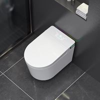 WC intelligent mural avec siège chauffant et bidet électrique pour hôtels et complexes haut de gamme – Vente en gros
