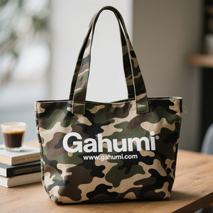 Sac fourre-tout en toile de camouflage de luxe Gahumi, avec logo et impression personnalisés, fabriqué en Chine - Product Image 4