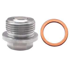Tapón de Drenaje de Aceite Magnético de Acero Inoxidable M22x1.5 con Arandela de Cobre, Perno de Drenaje del Cárter de Aceite del Motor para Autos y Motocicletas - Product Image 3