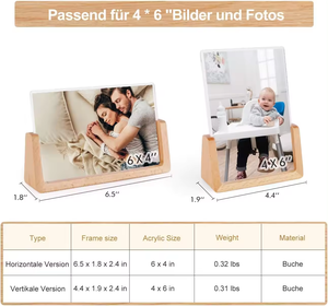 Logo personalizzato regalo di laurea di compleanno artigianato in <span class=keywords><strong>legno</strong></span> a forma di U immagine Stand di <span class=keywords><strong>legno</strong></span> porta carta fotografica - Product Image 6