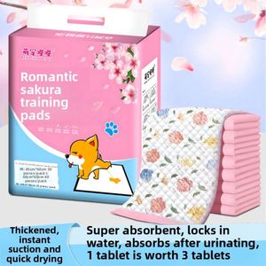 Tapis absorbants pour animaux de compagnie, épais et désodorisants, couches jetables anti-urine avec SAP non tissé et pâte de bois pour chiens, chats et lapins - Product Image 3