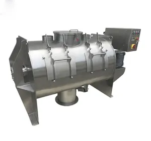 Horizontal plough mixer with high speed shears for particle processing