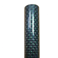 Tabung serat karbon 3k kustom tabung bulat bergulir serat karbon 100%