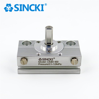 Mini-actuateur rotatif à crémaillère SINCKI série CRJ CRJB1-180