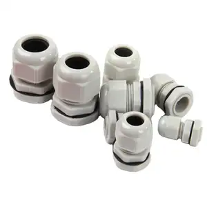 Saipwell PG/M CE ROHS PA IP68 Waterproof Joint Metric PG NPT G Standard Seal Part Hold Cable Firmly Nylon Cable Gland