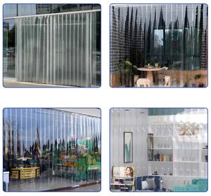 Tianhe pvc ריתוך מסך שקוף מחסן pvc - Product Image 3