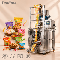 Machine d'emballage de bonbons entièrement automatique compacte multifonction contrôlée par PLC pour les petits sachets