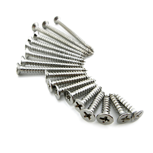 Stainless Steel Self Tapping <b>Screws</b> M4 Phillips Head Flat Head Countersunk Wood <b>Screws</b> Waterproof Rustproof - Product Image 1