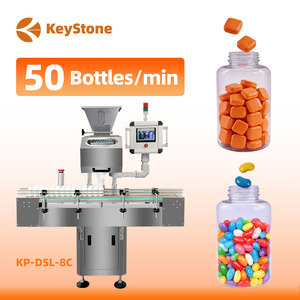<b>8</b> Lane Small Electronic PLC Vision Capsule Counter Bottling <b>Tablet</b> Counting Bottle Machine - Product Image 1
