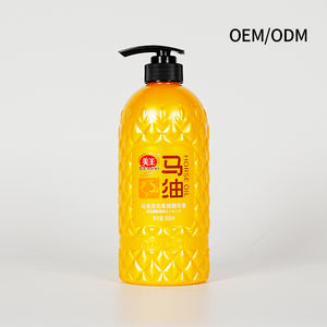 Ensemble de shampooing et de gel douche à l'huile de cheval 800 ml, essence moelleuse, antipelliculaire, régulateur de sébum, hydratant, cheveux doux, biologique - Product Image 2