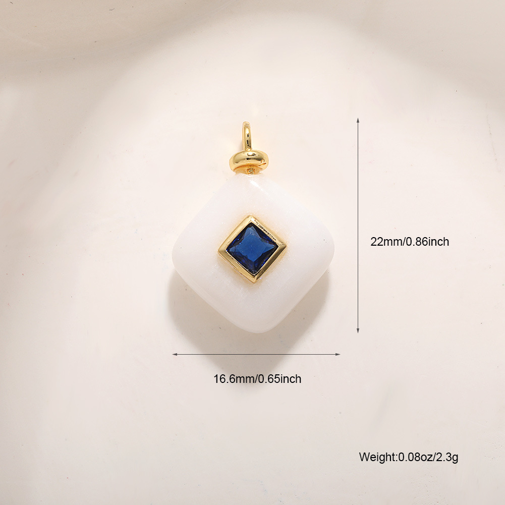 A668 diamante giada bianca