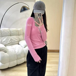 <span class=keywords><strong>Maglietta</strong></span> a Maniche Lunghe in Spandex Al Pilates per Yoga, Fitness, Sport, Abbigliamento Modellante per Yoga, Top per Allenamento - Product Image 4