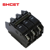 Interruptor Automático Modular (MCB) de CA Enchufable 120/240V 20A 30A 40A 50A 60A 70A 80A 100A 1P 2P 3P THQC TQC para Uso Industrial, Mini Interruptores de Circuito en Miniatura
