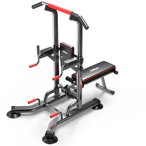 High Quality Multi Function Home Gym Workout Dip Station Power Tower