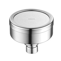 Pommeau de Douche Pluie OEM Personnalisé en ABS Chromé Haute Pression, Pivotant Universel, Économie d'Eau, Design Moderne, Installation Facile pour Salle de Bain