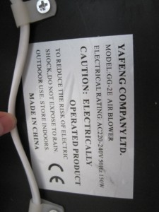 Inflatable Air Tube <b>Balloon</b> with LED Light Inside Built-In Fan Over 12ft Dimensions Waterproof Easy Setup for Promotional Events - Product Image 5
