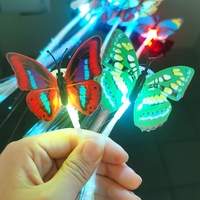 Accessoires de cheveux LED lumineux effet néon, extensions tressées et pinces papillon, décorations et cadeaux de fête qui brillent dans le noir