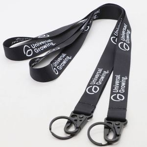Trade Show Event Branding <b>Lanyard</b> Keychain Neck Strap Custom Universal Corporate Staff ID Card Holder <b>Lanyard</b> - Product Image 1