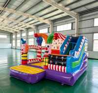 Château gonflable en PVC épaissi - Écologique, garantie 3 ans, idéal pour les aires de jeux et la location événementielle (usage commercial et export)