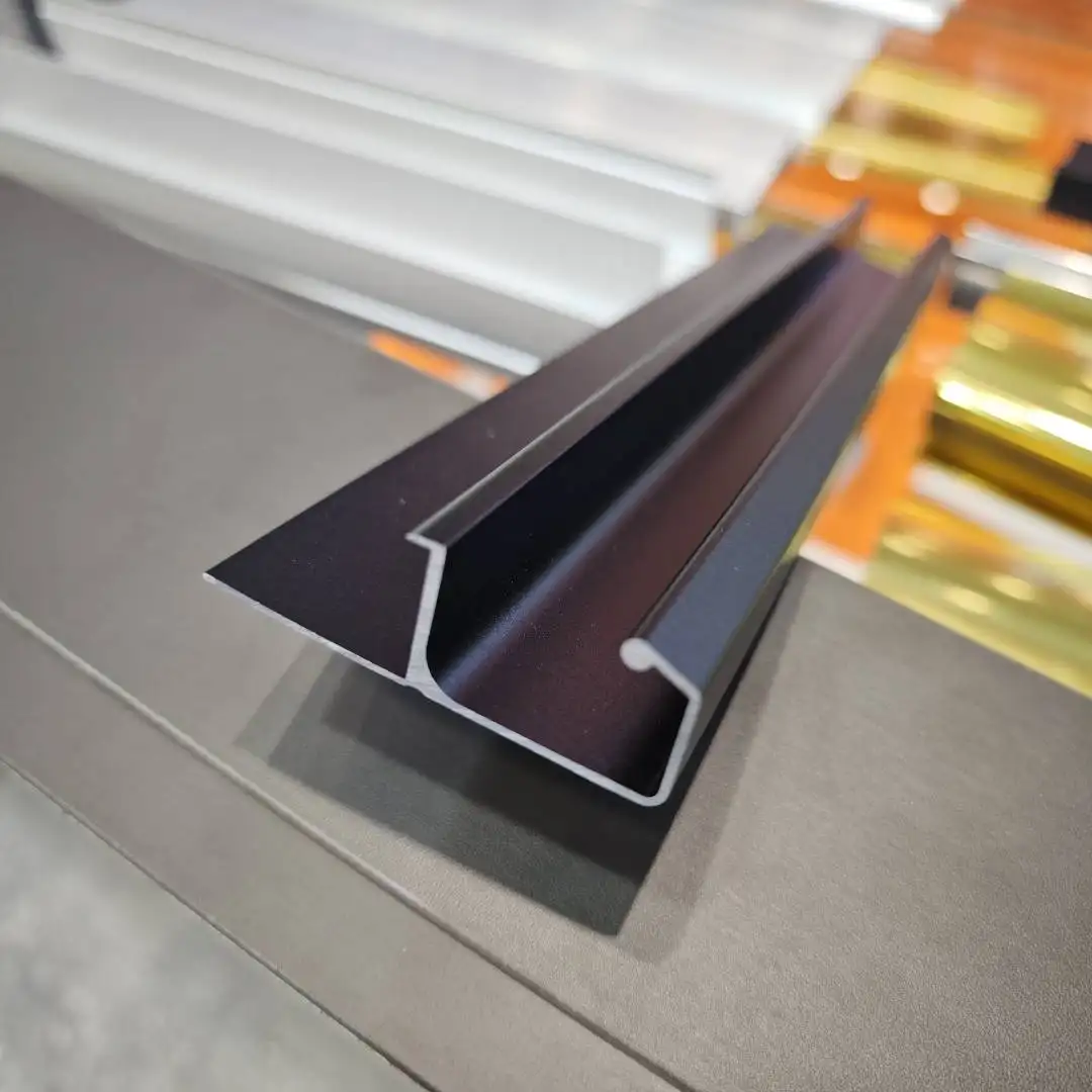 ODM Aluminum profile handle F shape kitchen drawer handle