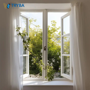 Mejor precio Ventanas personalizadas con diseño de parrilla ventana francesa abatible de estilo moderno de vidrio - Product Image 5