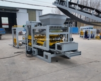 Machine à fabriquer des briques hydraulique entièrement automatique DUBAI Qt4-16, PLC, haute productivité, ligne de production de blocs à emboîtement