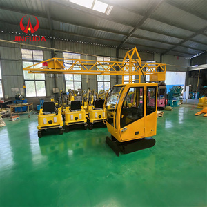 حفارة كهربائية صغيرة للأطفال على شكل برج رافعة للاستخدام الخارجي في الحدائق العامة ومدن الملاهي - Product Image 2