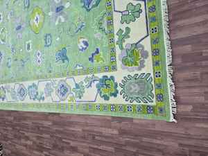 Customizable Size Modern <b>Pastel</b> Hand-Knotted Wool Turkish Knott <b>Rugs</b> Abstract Pattern for Home Hotels and Interiors - Product Image 2