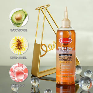 Disaar Huile d'avocat et Hamamélis Rinçage nettoyant et purifiant pour le cuir chevelu des tresses, Équilibre du pH, Rafraîchit le cuir chevelu, Nettoyant capillaire - Product Image 5