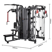 Station commerciale pour quatre personnes Dispositif d'entraînement complet multifonctionnel à grande échelle pour les sports de fitness Fitness Premium Fitness