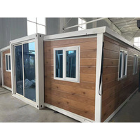 Casa Contenedor Moderna Expandible con Puerta de Acero y Ventanas de Aluminio para Uso en Centros Comerciales, Certificación ISO9001, Instalación Rápida, Color Personalizado, 3 Años de Garantía