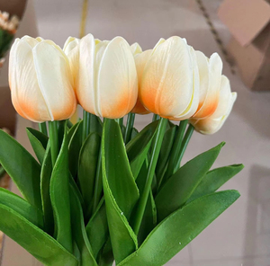 Bulk China False Faux Simulation Pu <b>Artificial</b> Tulips Plants Flowers <b>Bouquets</b> Wholesale Decor Wedding Decoration Bath - Product Image 2