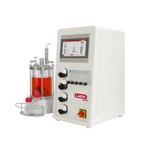 Biorreactor de fermentación de vidrio Biorreactor de levadura de 5L con sensor de temperatura de PH - Product Image 2