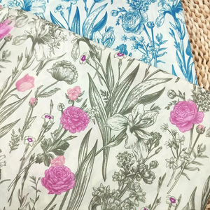 Tela <span class=keywords><strong>de</strong></span> popelina <span class=keywords><strong>de</strong></span> algodón 100% tejida Liberty con estampado Floral <span class=keywords><strong>de</strong></span> diseño Popular <span class=keywords><strong>de</strong></span> Venta caliente para prendas <span class=keywords><strong>de</strong></span> vestir - Product Image 2