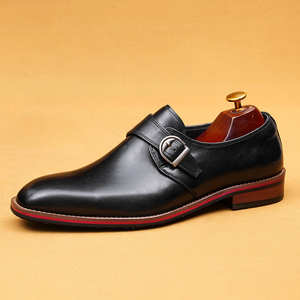 Chaussures Oxford en cuir pour homme, fabriquées à la main, de luxe décontracté britannique, imperméables, avec amorti, antidérapantes, logo gaufré, intemporelles, à enfiler - Product Image 2