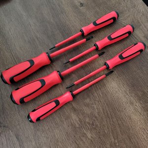 6P Insulated Electrician <b>Screwdriver</b> Set Cross Phillips Precision Industrial Grade PVC Handle Anti-Slip Texture - Product Image 3