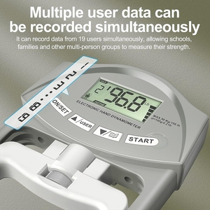 198Lbs/90kgs Grip sức mạnh đo lường Meter tự động Chụp điện tử tay Grip Điện Kỹ Thuật số điện tử tay dynamometers - Product Image 4
