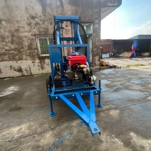 Nước nhỏ cũng khoan Giàn Khoan Di động nông nghiệp Xây Dựng Nông độ sâu trung bình 130m cũng khoan Giàn Khoan máy móc - Product Image 5