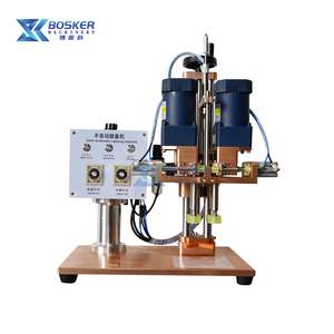 Machine de capsulage semi-automatique électrique Bosker <span class=keywords><strong>BSK</strong></span>-X01 à 4 roues, 2400 BPH, commande automatique/à pédale, pour bouteilles en plastique, facile à utiliser pour les aliments et les boissons - Product Image 2
