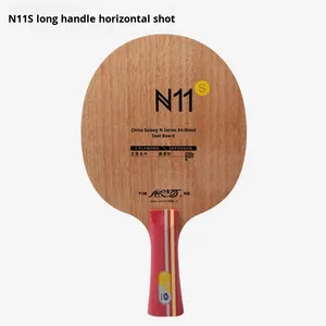 <span class=keywords><strong>Raqueta</strong></span> de <span class=keywords><strong>tenis</strong></span> de mesa individual profesional Yinhe N11S, 5 capas de madera pura, entrenamiento DIY para niños, hoja ligera, espinillas, goma duradera - Product Image 4