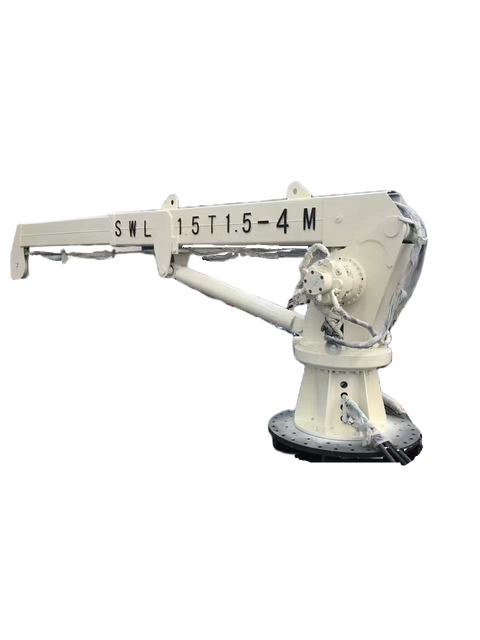 Vessel Ship Loading & Unloading Cargo Deck Crane 1.5ton 3ton 3.5ton 12m 15m Boom Telescopic Offshore Crane