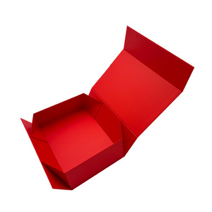 Caja Magnética Plegable de Una Página de Alta Calidad en Color Naranja para Productos Electrónicos de Consumo, con Laminación Brillante, Impresión en Relieve y Fácil Manejo - Product Image 5