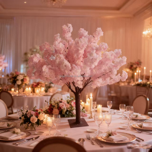 BL-AT01 Albero di <span class=keywords><strong>Ciliegio</strong></span> Artificiale Decorativo in Seta con Fiori di Sakura, Decorazione per Esterni con LED - Product Image 5