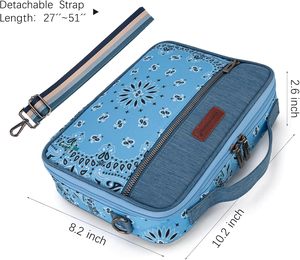 Muestra Gratuita de Fábrica: Funda para Biblia de Mujer con Dos Compartimentos/Estuche Grande para Biblia con Correa para el Hombro y Asas - Product Image 2