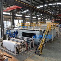 Machine de plastification automatique, pressoir à chaud en fibre de verre mm pour couverture en aertrous, à double ceinture