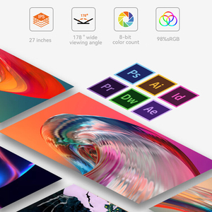 New 23.8Inch Máy Tính Chơi Game Hiển Thị <span class=keywords><strong>HDR</strong></span> 2K 2560*1440 75Hz 100Hz Esport Gamer Màn Hình LED Đèn Nền Máy Tính Để Bàn PC Màn Hình - Product Image 5