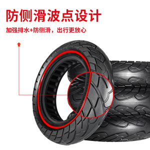 Neumáticos sin aire Nedong 10x2.5 con patrón de panal para scooters eléctricos Xiaomi G30 Kugoom4 - Product Image 5