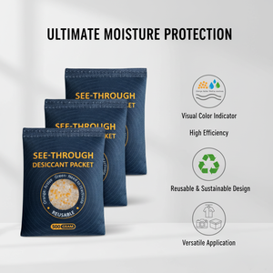 Sacs déshumidificateurs FYD 500g pour cuisine, absorption d'<span class=keywords><strong>humidité</strong></span> pour stockage alimentaire, protection <span class=keywords><strong>anti</strong></span>-<span class=keywords><strong>humidité</strong></span> - Product Image 3